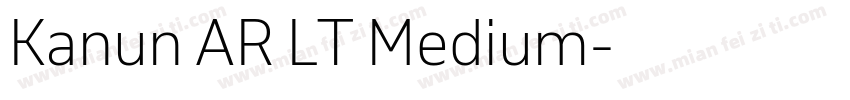 Kanun AR LT Medium字体转换